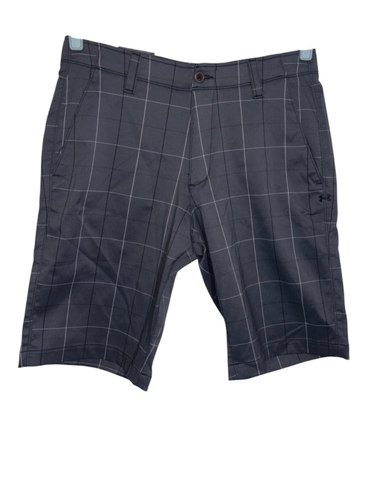 Under Armour Other - Under Armour Golf Shorts Heat Gear Gray Plaid Men’s Size 32 with 11” Inseam